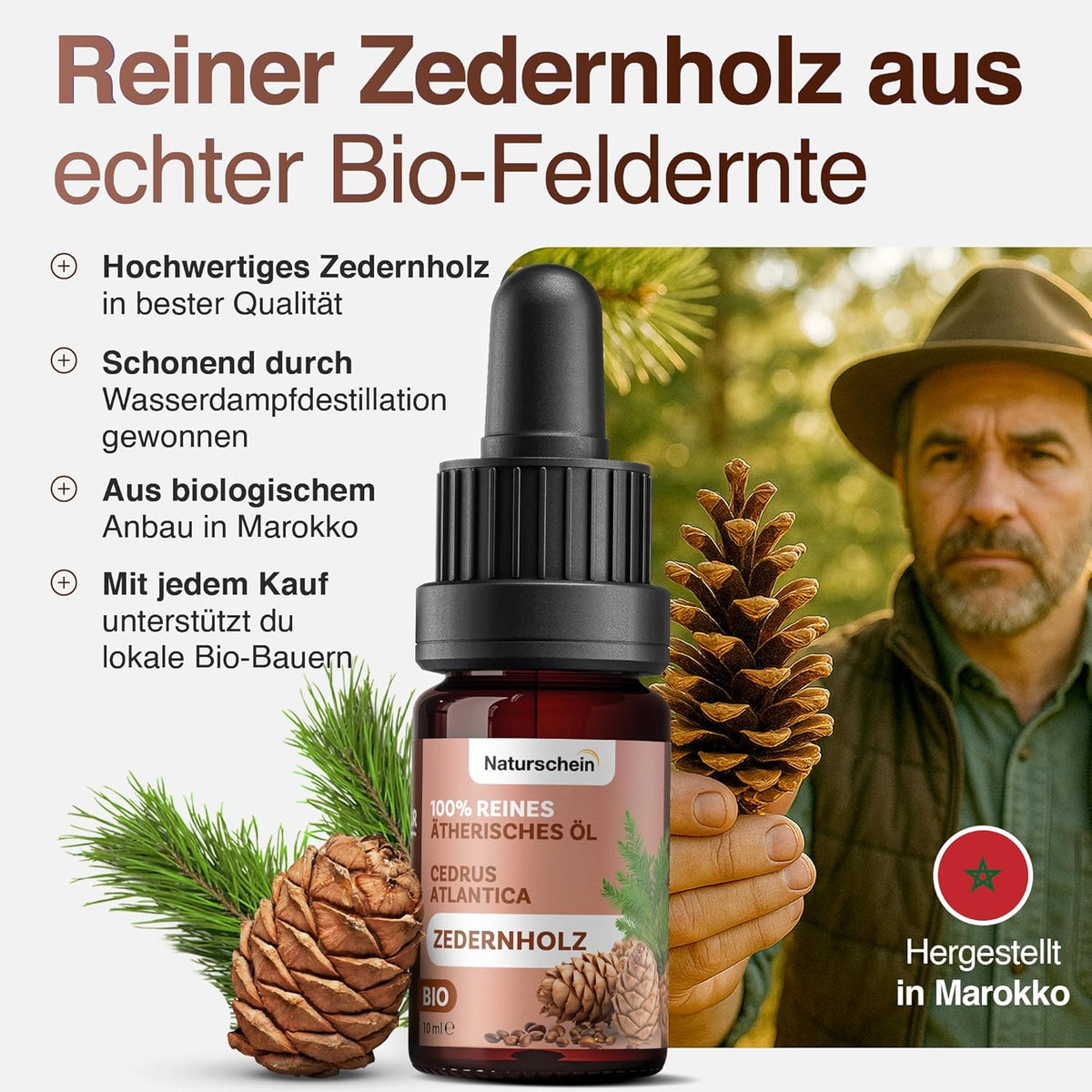 Bio-Zedernholzöl